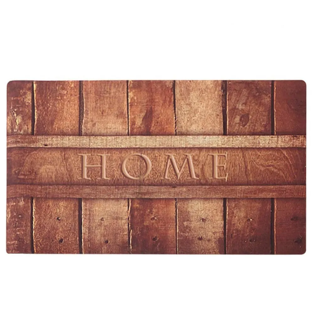 2 Pack Rubber Indoor Doormat Welcome Mat 30"X18" BG356