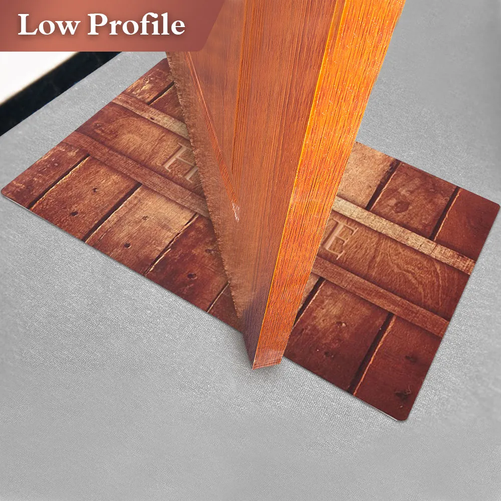 2 Pack Rubber Indoor Doormat Welcome Mat 30"X18" BG356