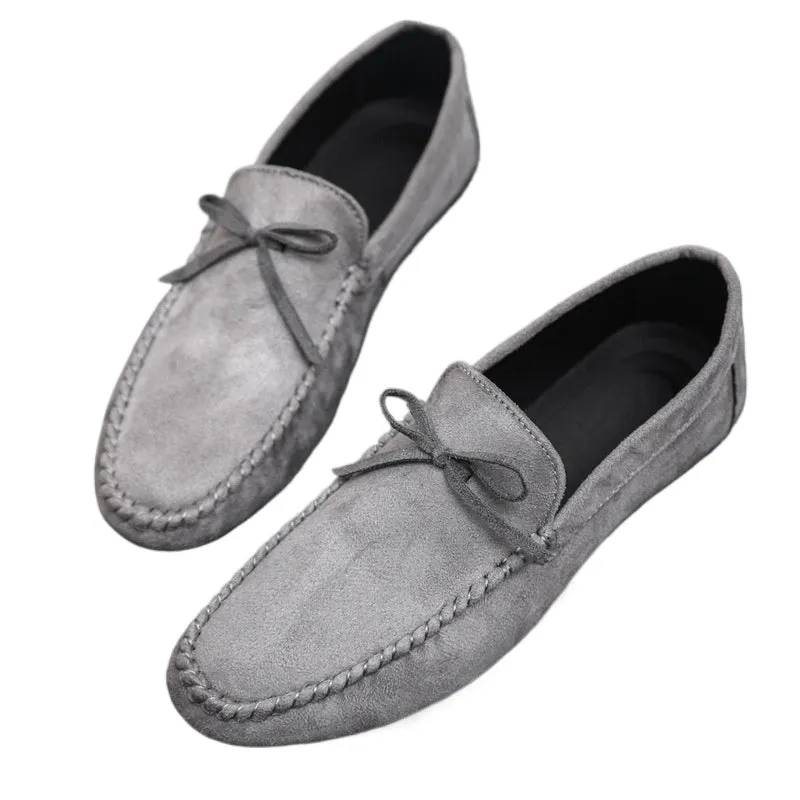 2024 business summer men's casual trendy shoes wedding groom driving fashion loafer shoes lazy platform