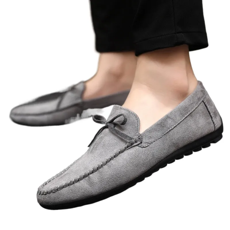 2024 business summer men's casual trendy shoes wedding groom driving fashion loafer shoes lazy platform