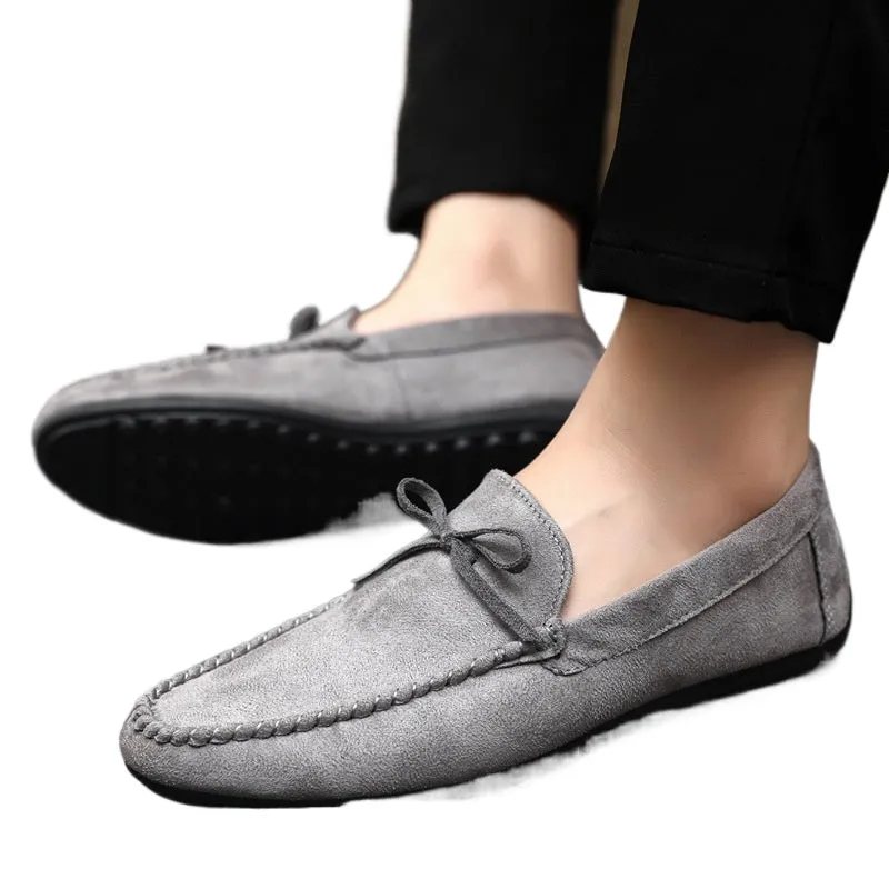 2024 business summer men's casual trendy shoes wedding groom driving fashion loafer shoes lazy platform
