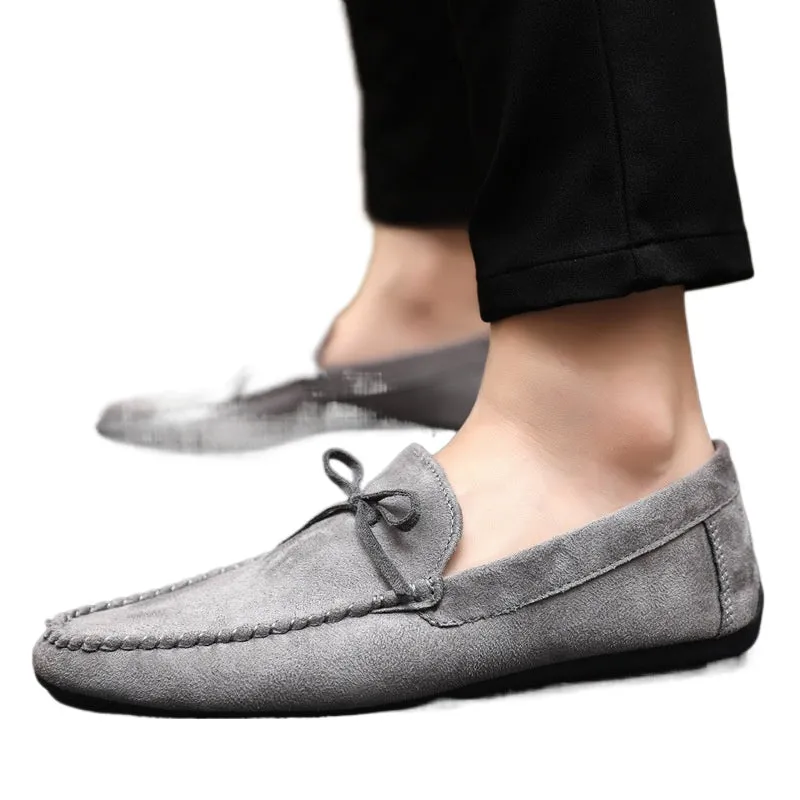 2024 business summer men's casual trendy shoes wedding groom driving fashion loafer shoes lazy platform
