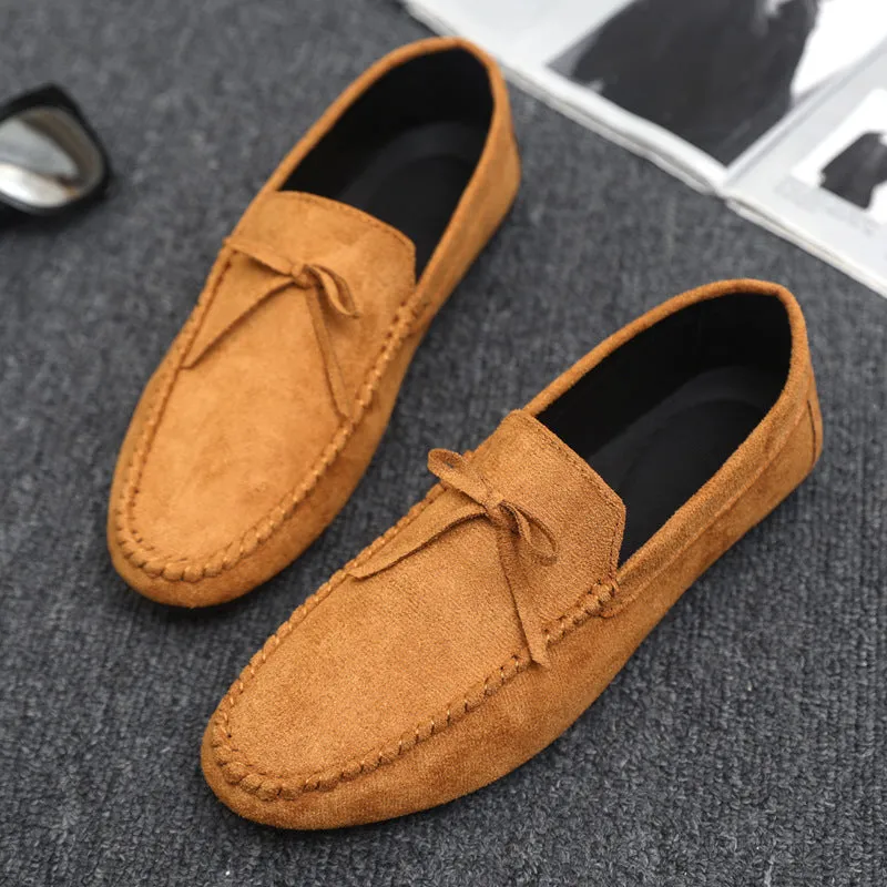 2024 business summer men's casual trendy shoes wedding groom driving fashion loafer shoes lazy platform