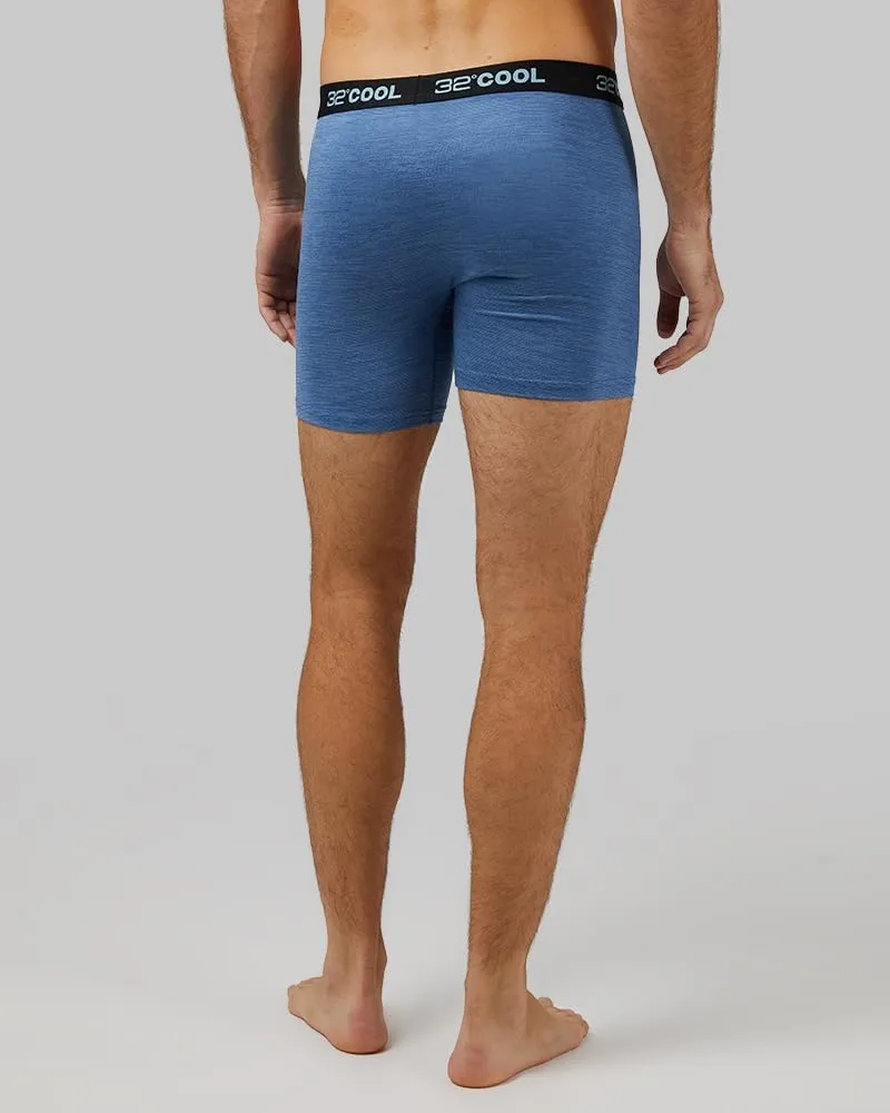 32 Degrees COOL Mens 4-PACK Quick Dry Performance Boxer Brief With Comfort Elastic Waistband