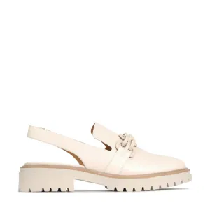 ANI LEATHER SLING-BACK LOAFERS