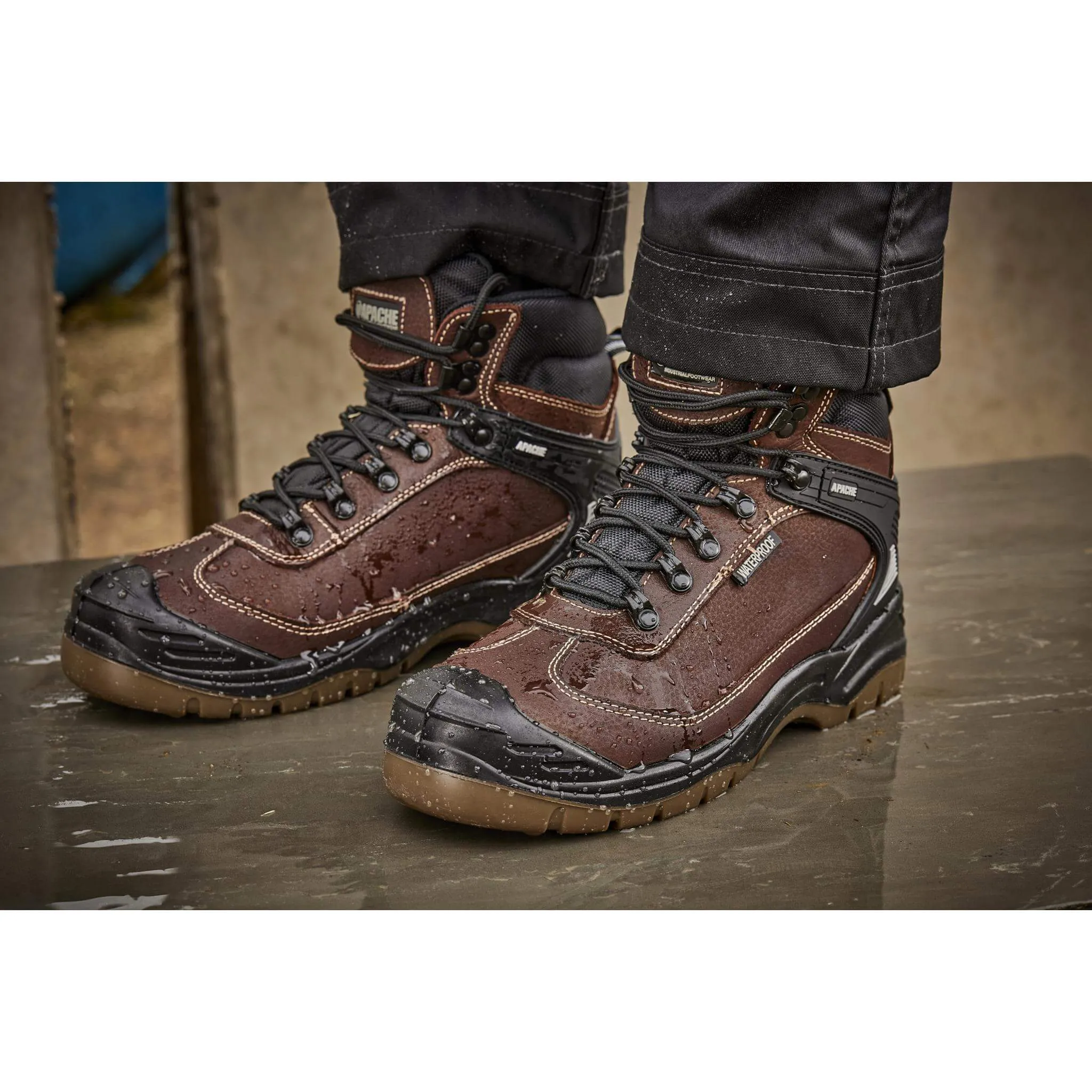 Apache RANGER Waterproof Safety Hiker Boots