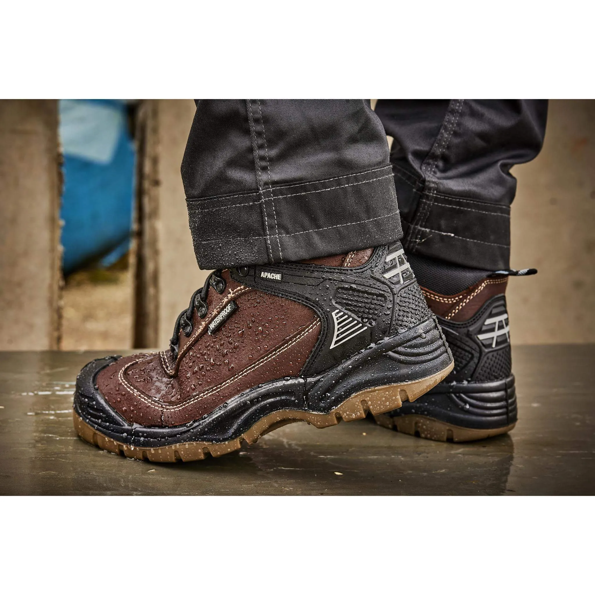 Apache RANGER Waterproof Safety Hiker Boots