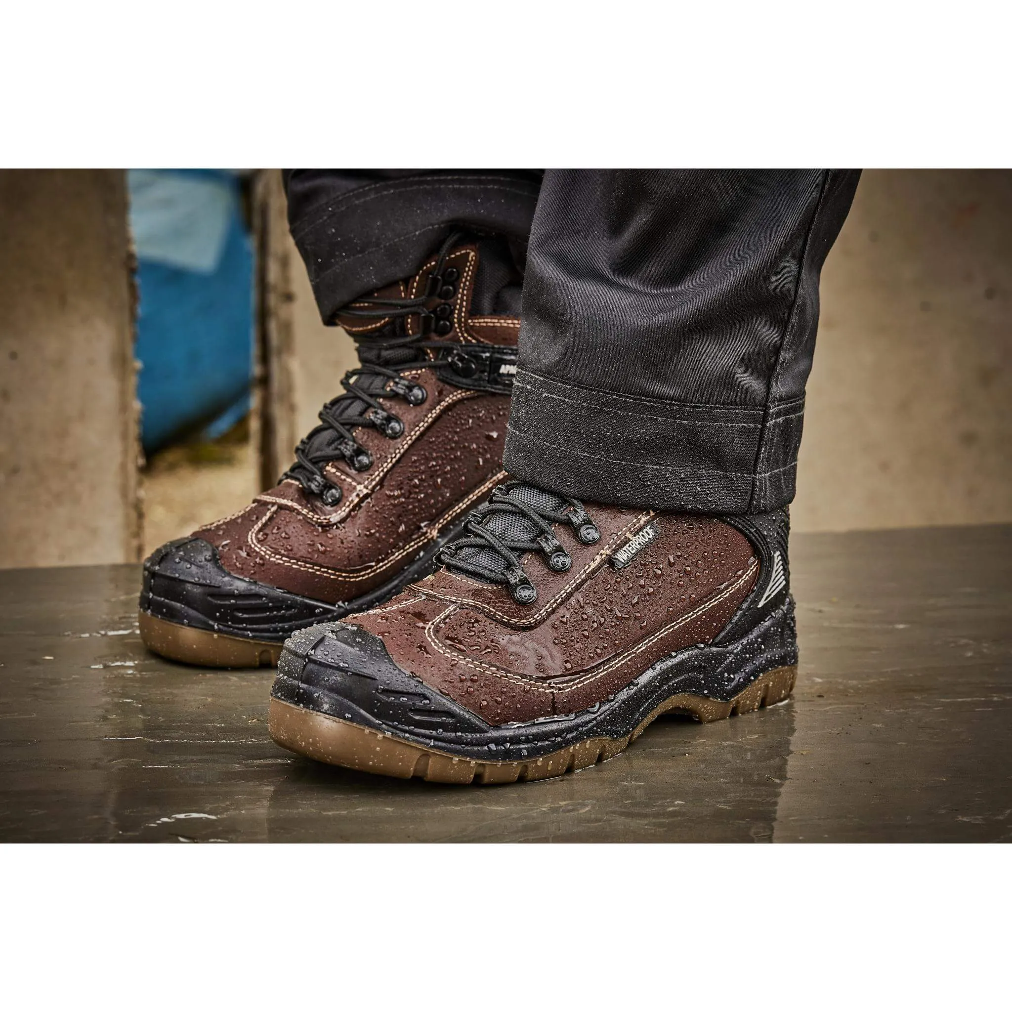 Apache RANGER Waterproof Safety Hiker Boots
