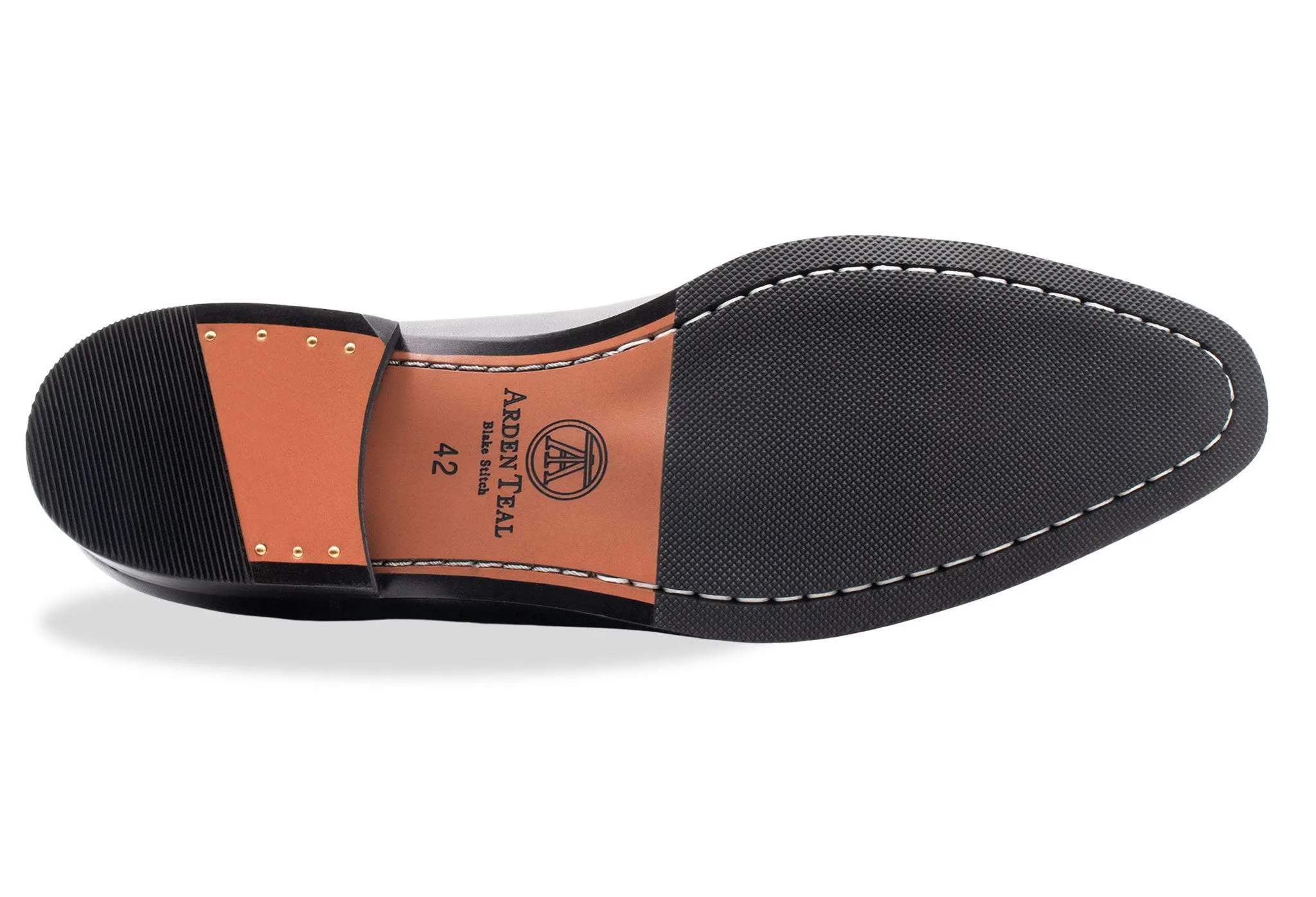 Arrecifes Blake Stitch Black Loafer