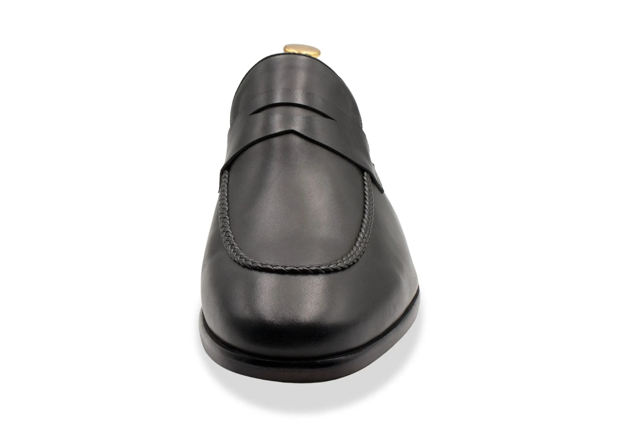 Arrecifes Blake Stitch Black Loafer