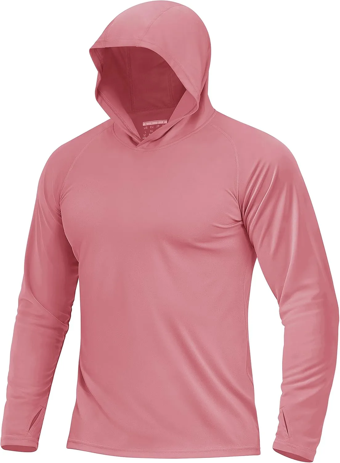 Boladeci Men's UPF 50  Sun Protection Lightweight Hoodie Shirts Long Sleeve Fishing Shirts SPF UV Hiking Swim