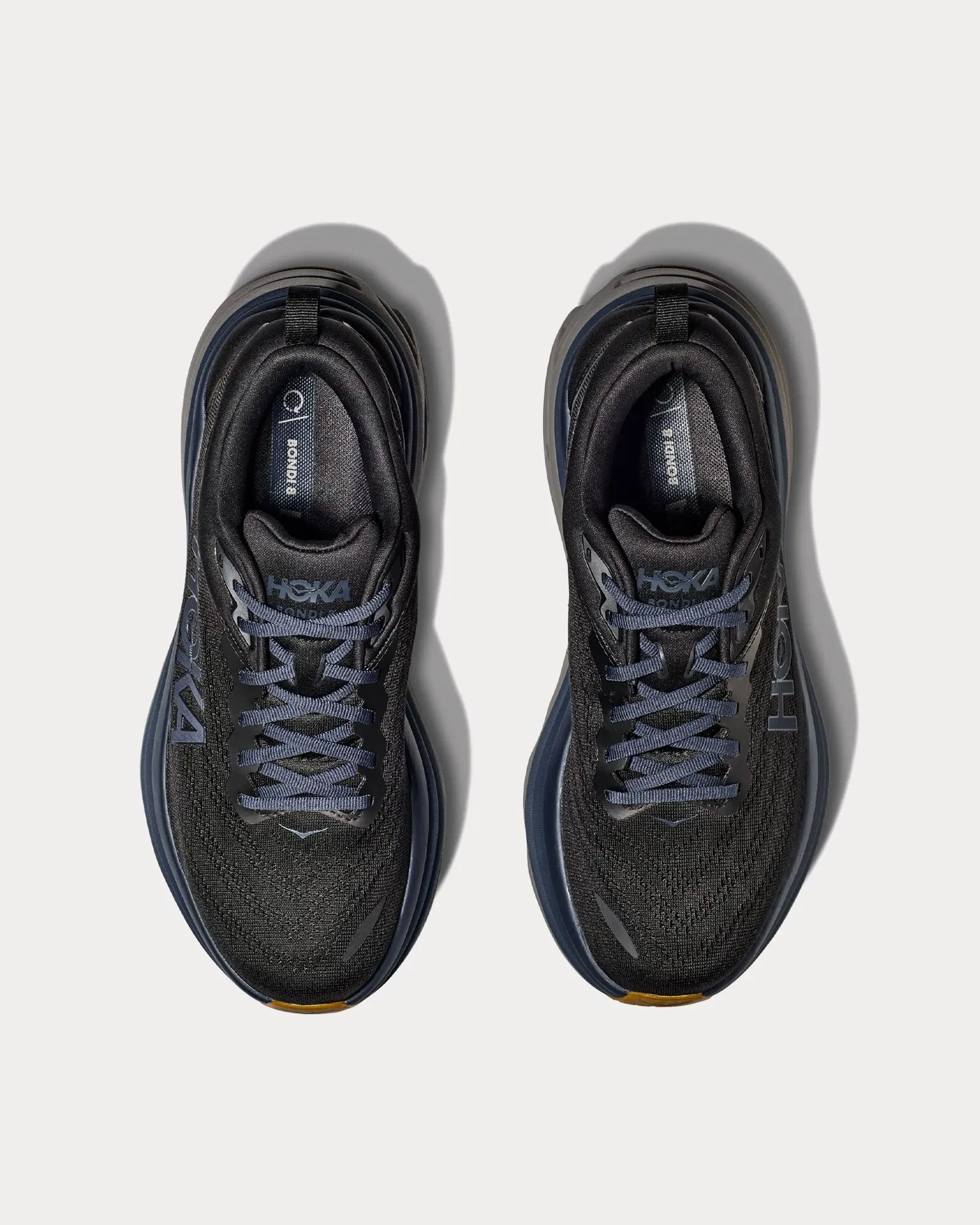 Bondi 8 Black / Iron Ore Running Shoes