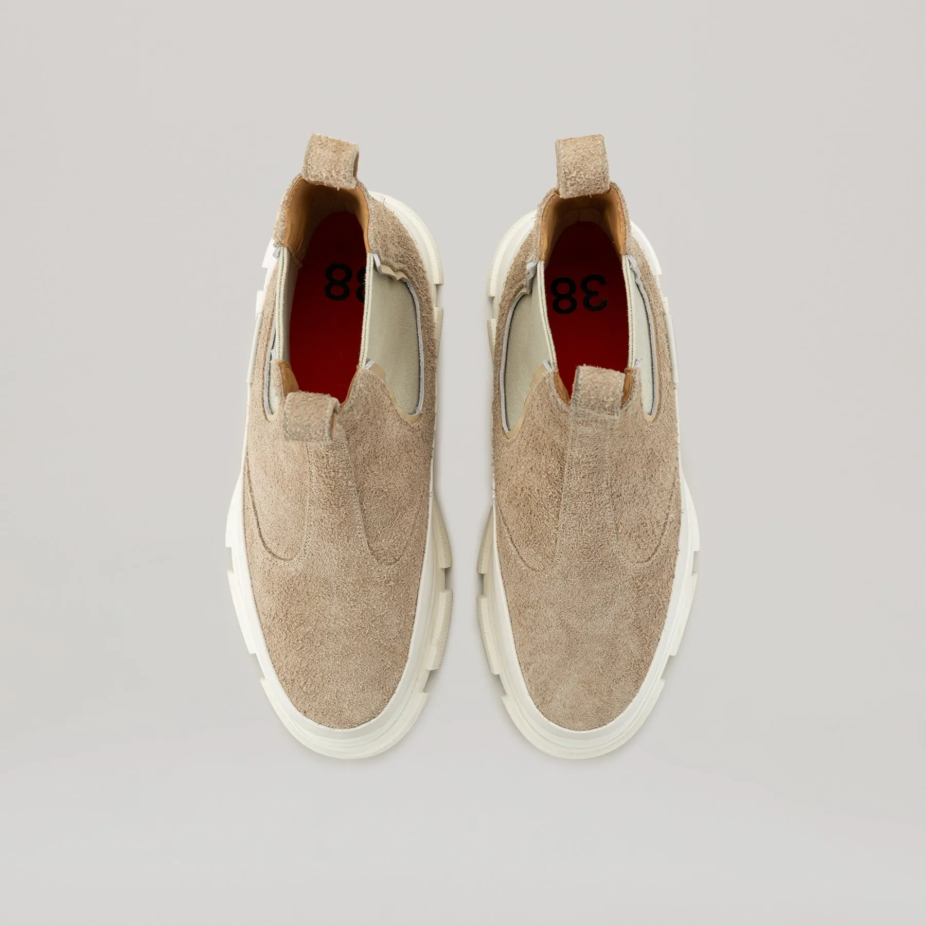 both - GAO EVA CHELSEA-BEIGE/WHITE