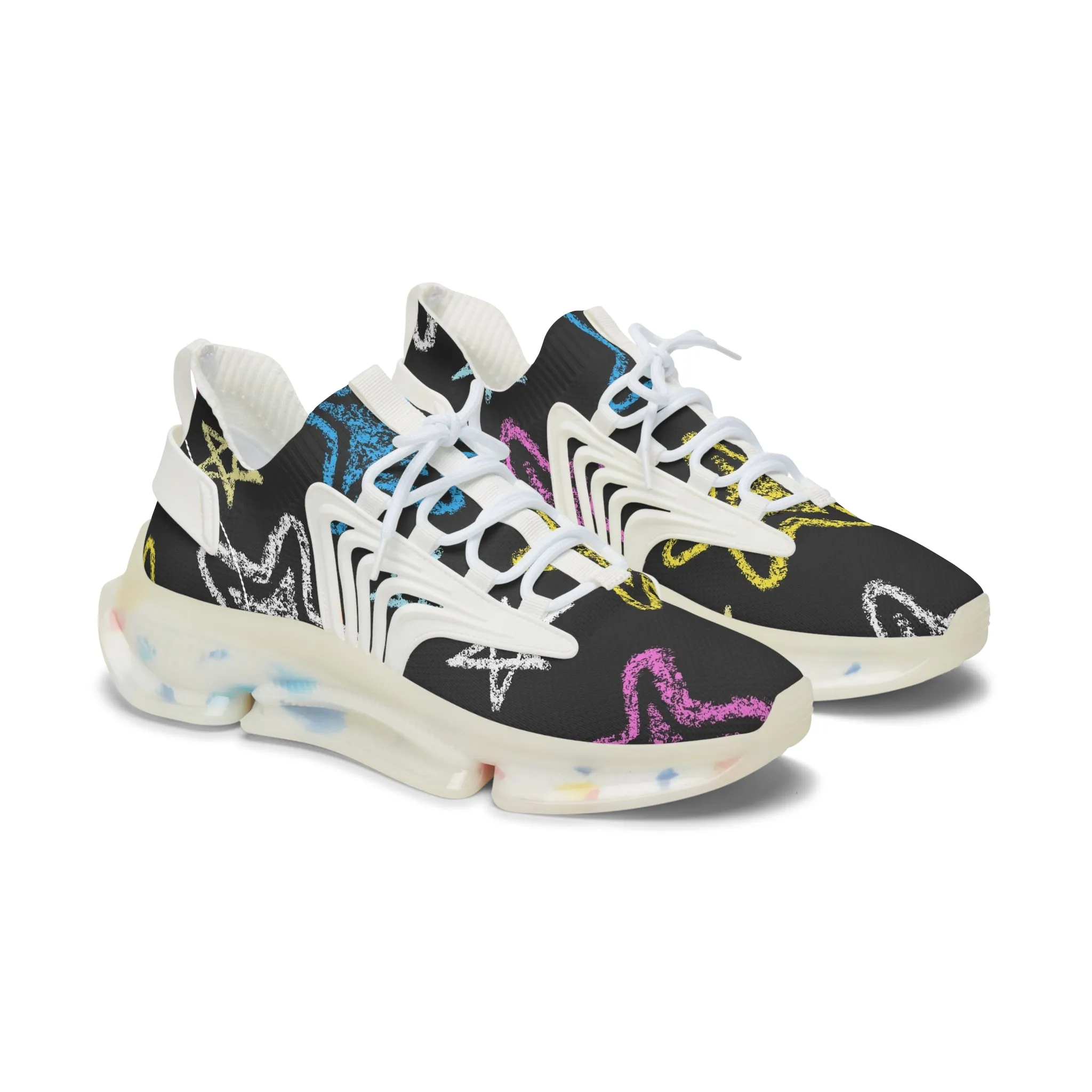 Colorful Women's Mesh Sneakers - Stylish Comfortable Footwear for Everyday Wear