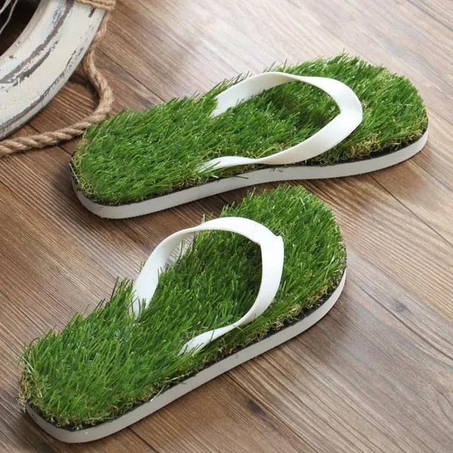 Comfortable Grass Flip Flops