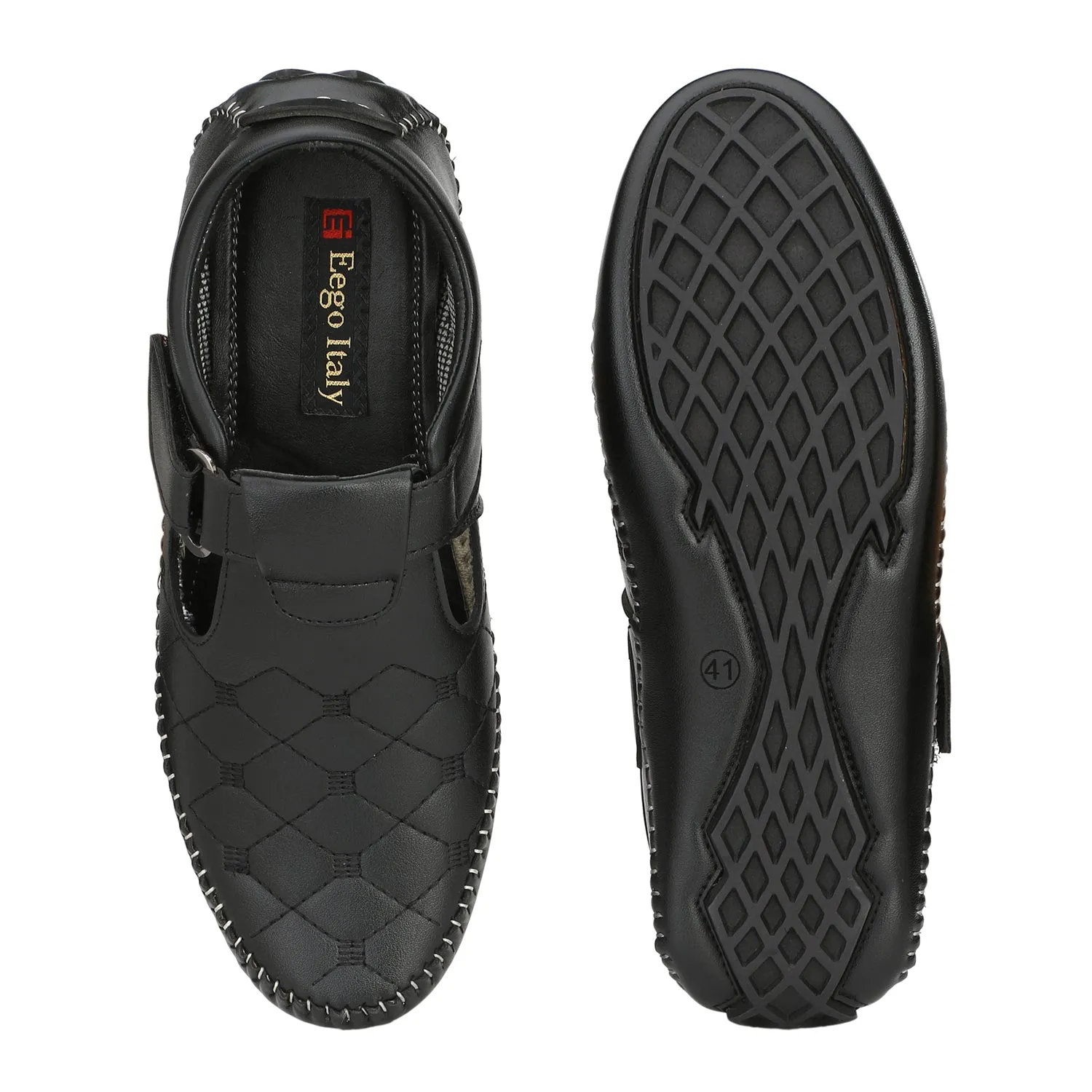 Eego Italy Light Weight Breathable Padded Summer Sandals