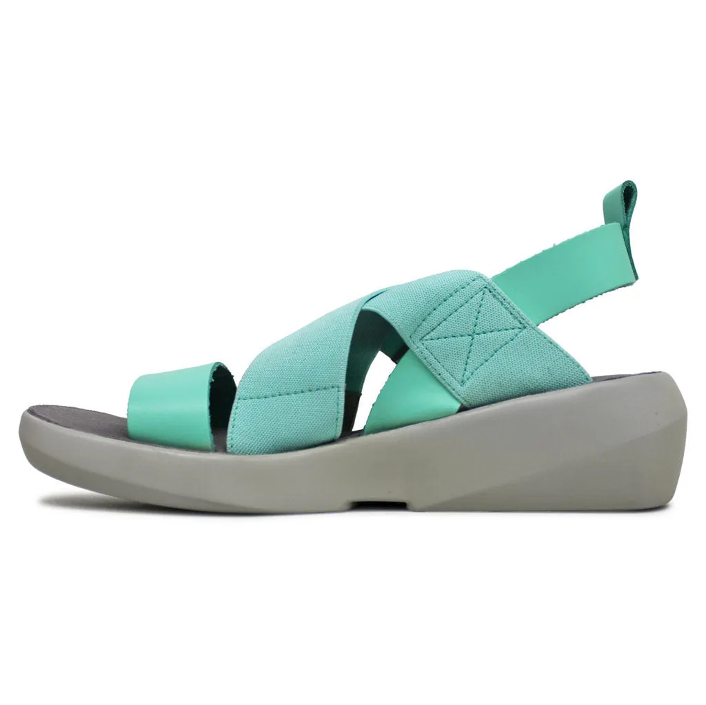 Fly London BAJI848FLY Brooklyn Leather Women's Wedge Heels Sandals