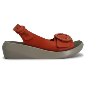 Fly London BERK754FLY Brooklyn Leather Women's Wedge Heels Sandals