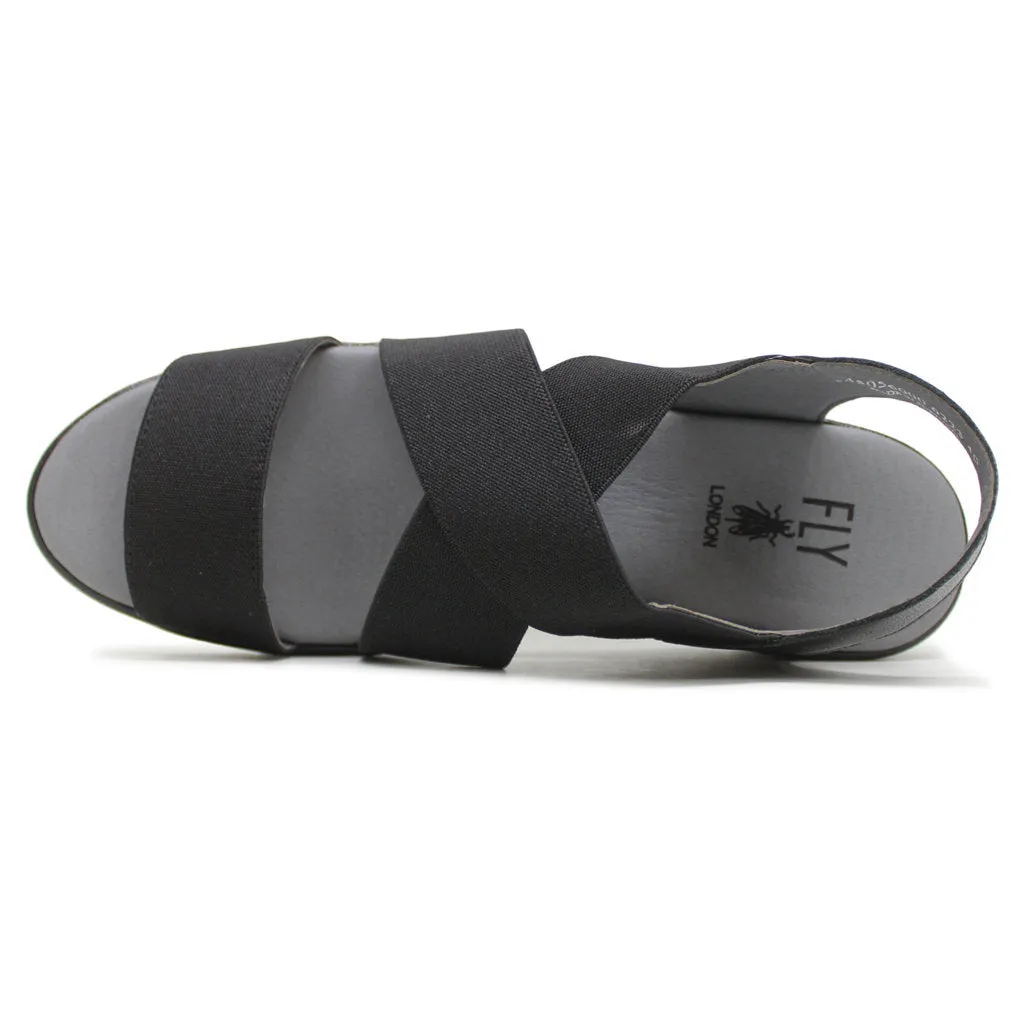 Fly London NOLI056FLY Mousse Leather Women's Wedge Heels Sandals