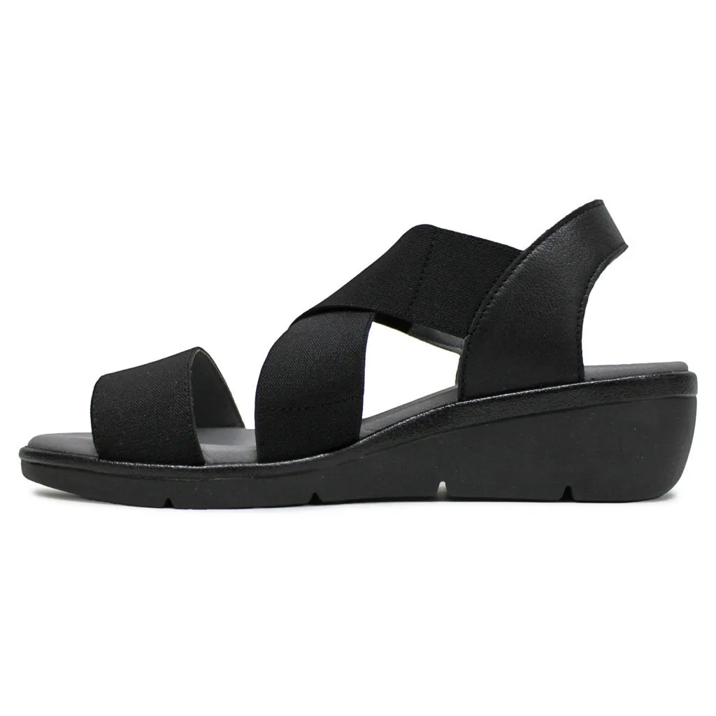 Fly London NOLI056FLY Mousse Leather Women's Wedge Heels Sandals