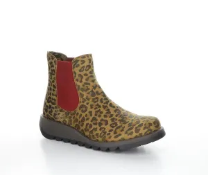 Fly London Women's Salv Ankle Boots- Cheetah