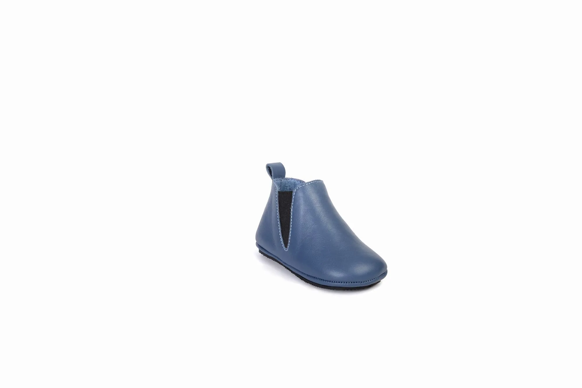 FOOT FEDERATION BABIES' LEATHER SHOE BLUE