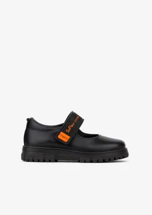 Girl's Navy GoFlex System School Shoes