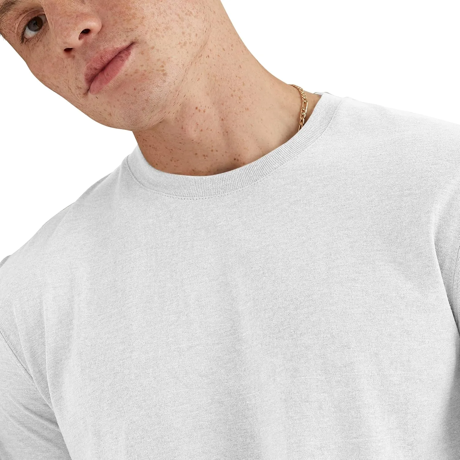 Hanes Men's Originals Long Sleeve T-Shirt, Lightweight Tri-Blend Jersey Tee for Men, Available in Tall