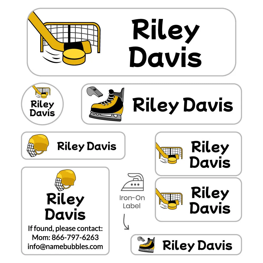 Hockey Sleepaway Camp Labels Pack