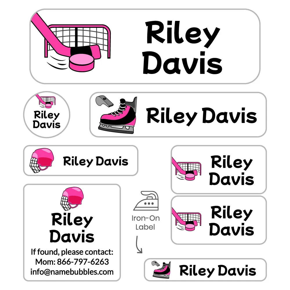 Hockey Sleepaway Camp Labels Pack