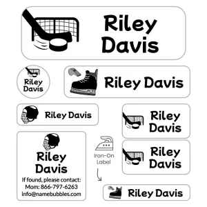 Hockey Sleepaway Camp Labels Pack