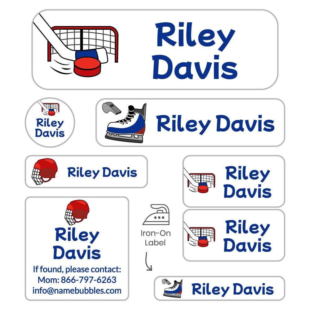 Hockey Sleepaway Camp Labels Pack