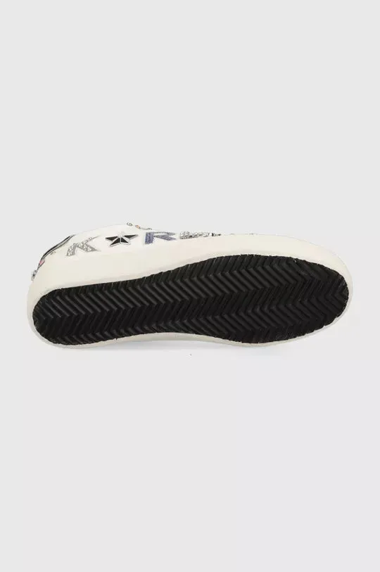 KARL LAGERFELD SKOOL SNEAKERS  IN WHITE