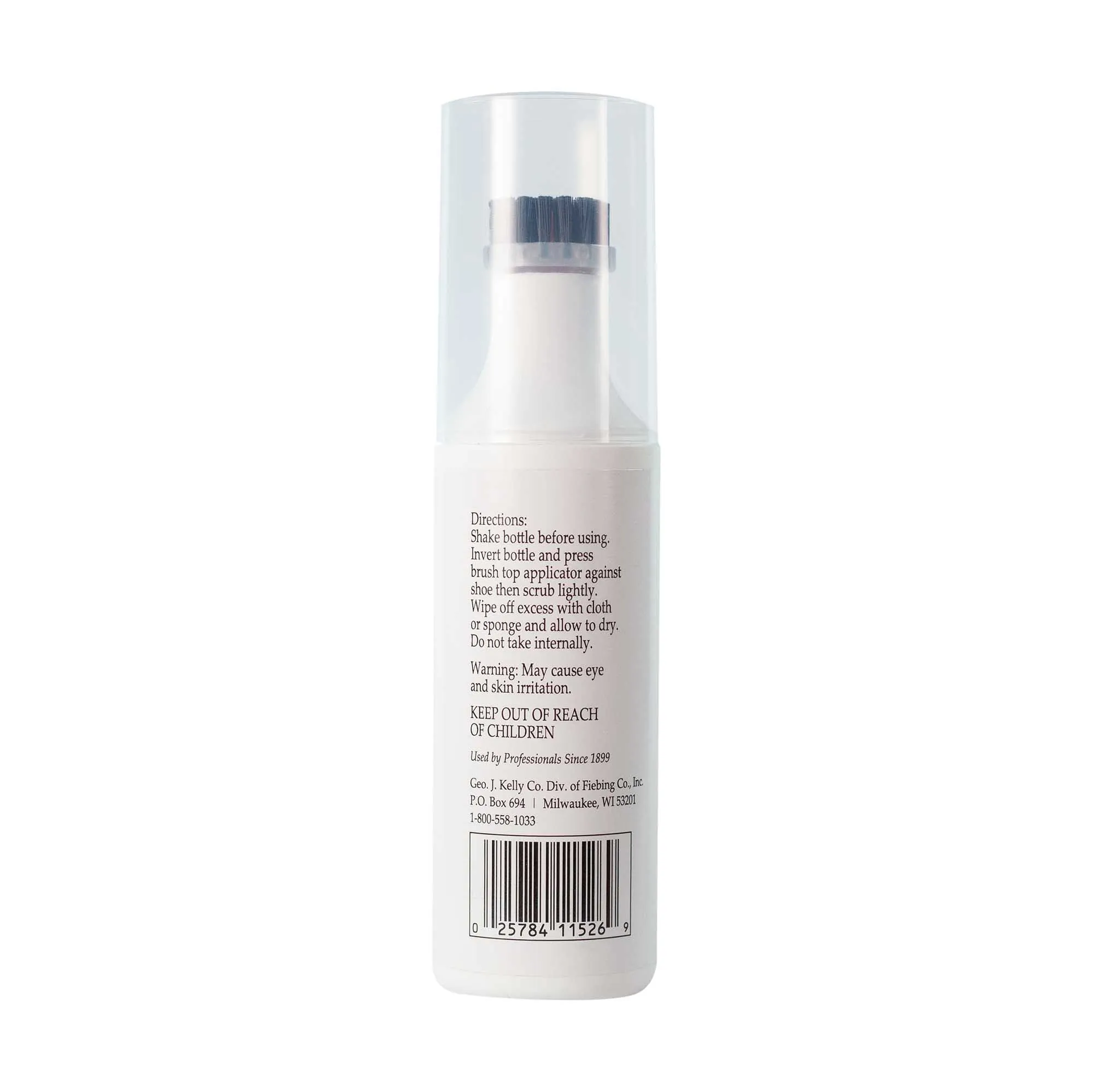 KELLY'S SNEAKER CLEANER WITH BRUSH TOP 4 OZ