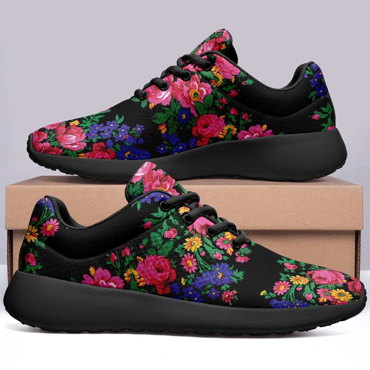 Kokum's Revenge Black Ikkaayi Sport Sneakers