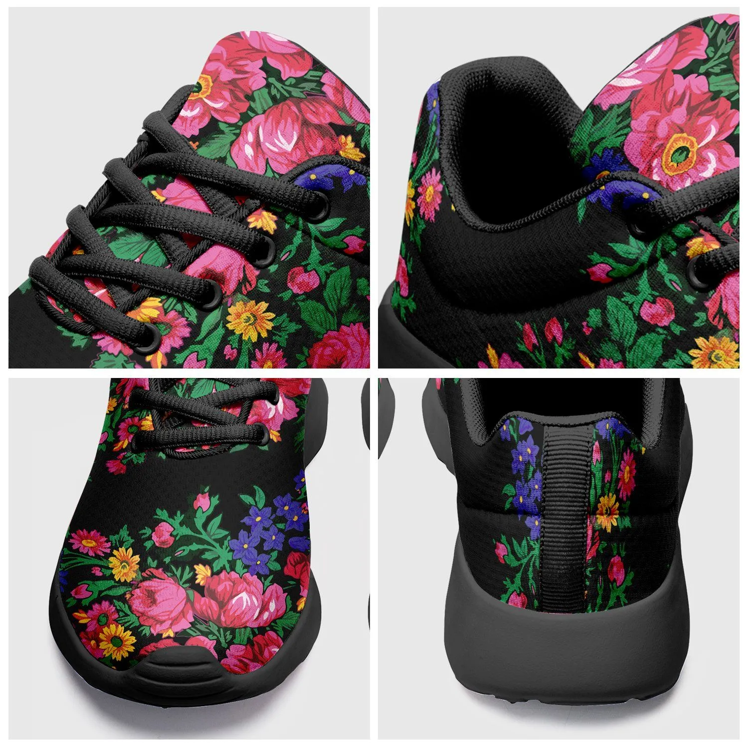 Kokum's Revenge Black Ikkaayi Sport Sneakers