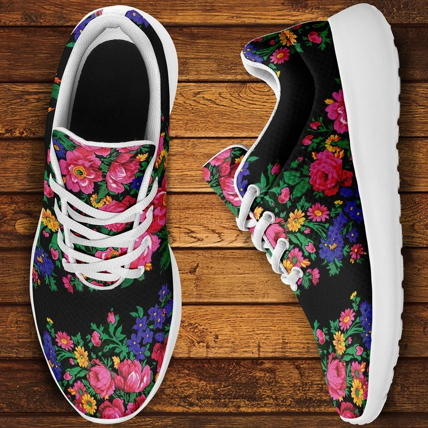Kokum's Revenge Black Ikkaayi Sport Sneakers