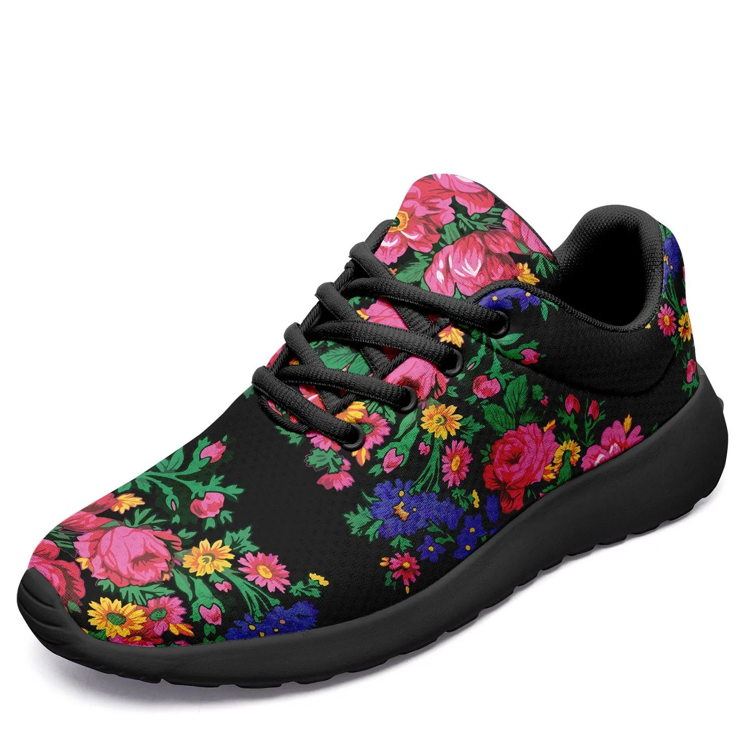 Kokum's Revenge Black Ikkaayi Sport Sneakers