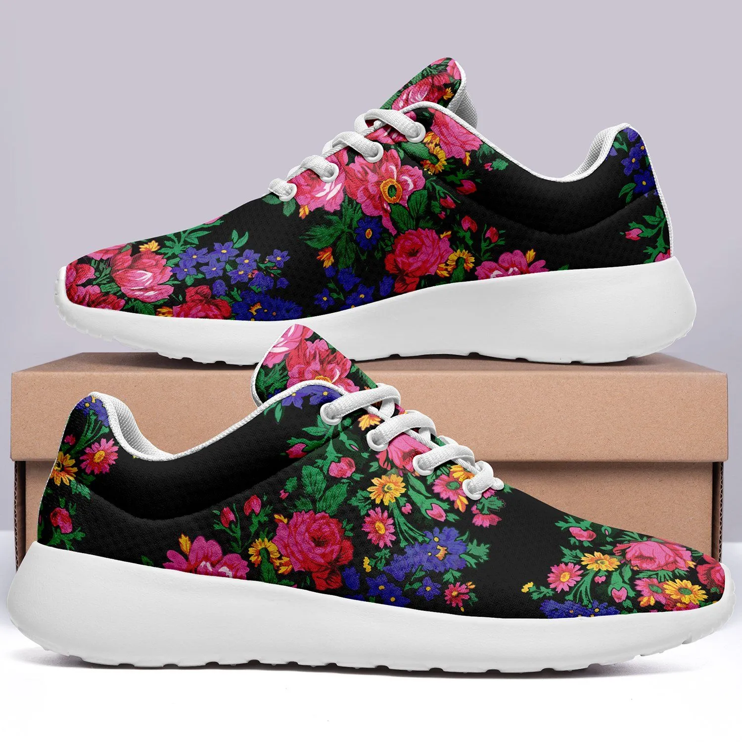 Kokum's Revenge Black Ikkaayi Sport Sneakers