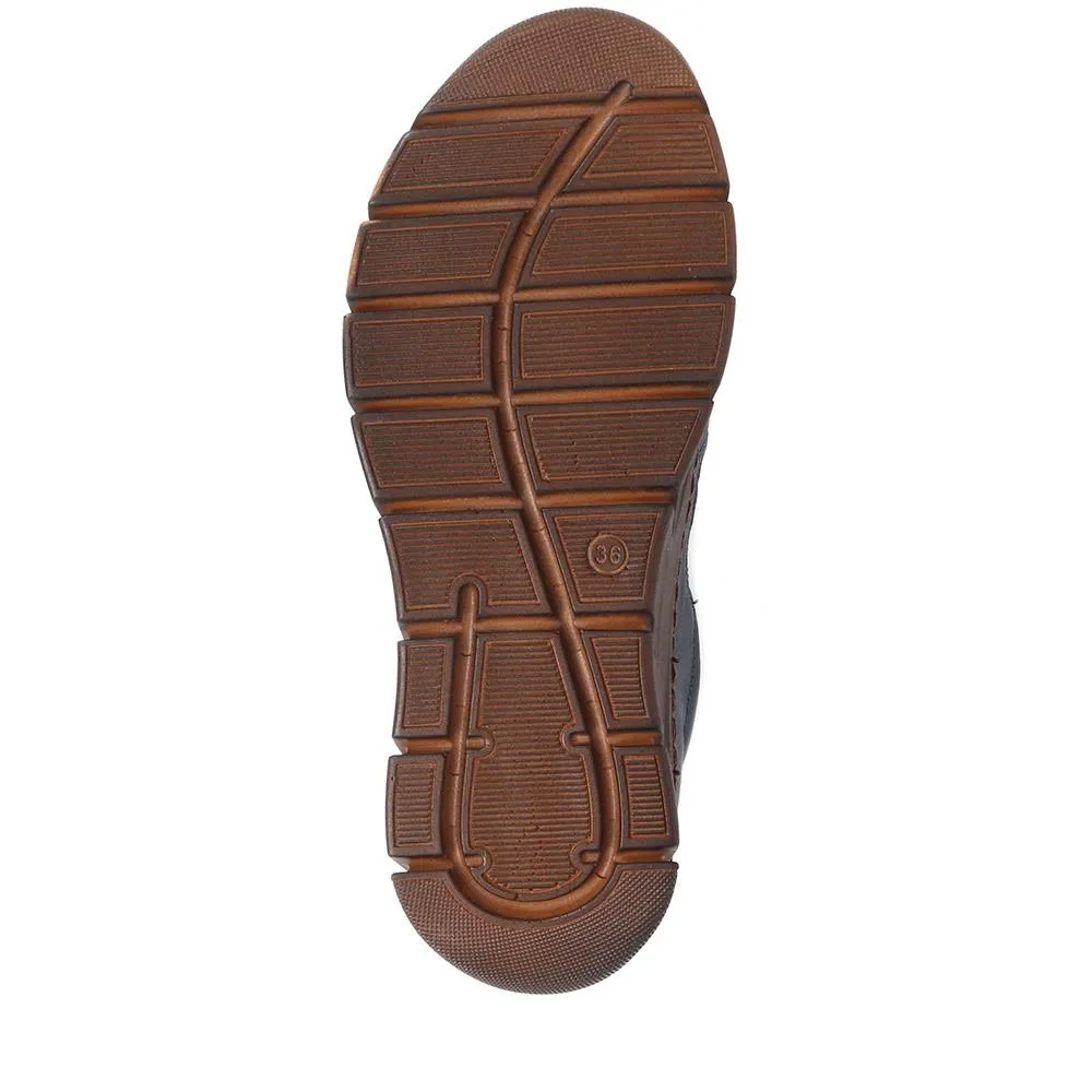 Leather Slip-On Shoes - HAK40003 / 325 876