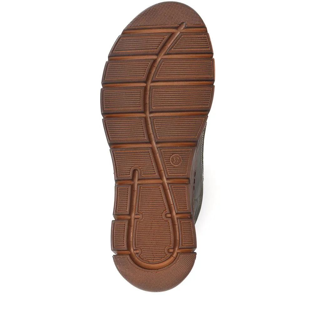 Leather Slip-On Shoes - HAK40003 / 325 876