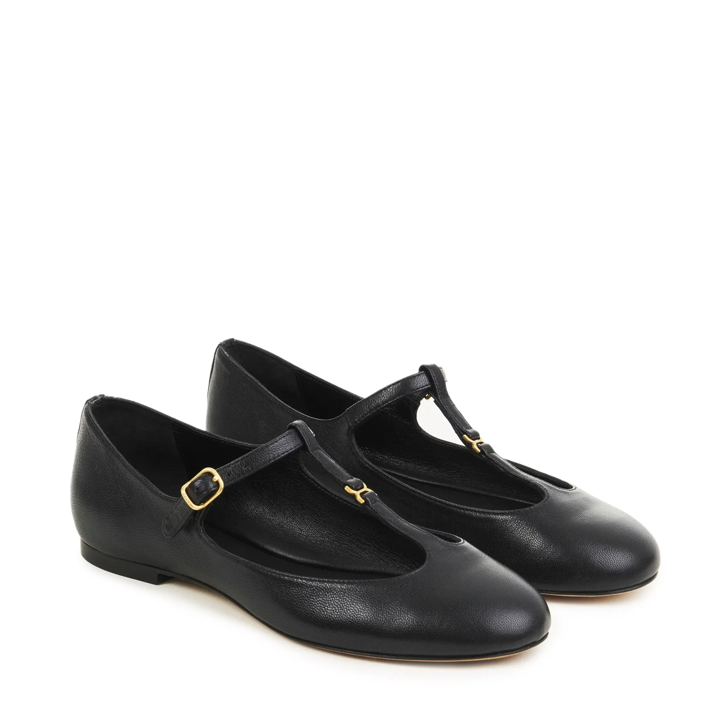 Marcie T Ballet Flats, Black