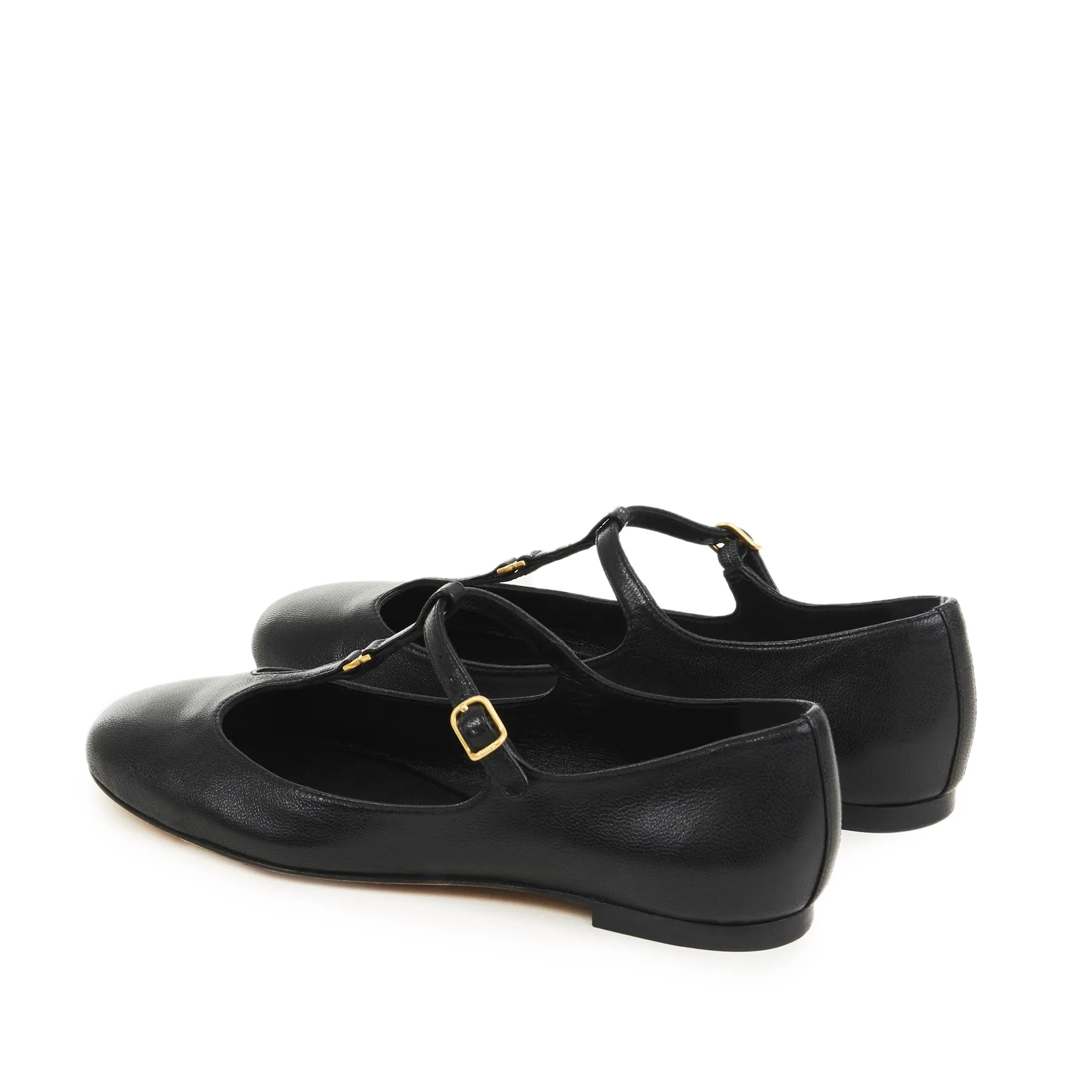 Marcie T Ballet Flats, Black