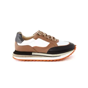 Men's Floater Leather Handmade Sneakers M8026