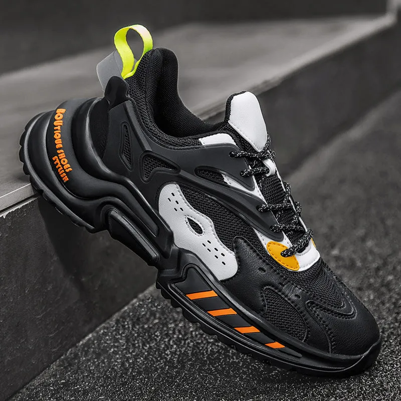 Mesh Running Casual Sneakers Breathable Coconut Daddy Shoes
