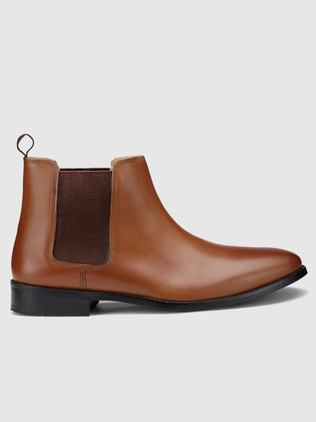 Mid Top Leather Chelsea Boots