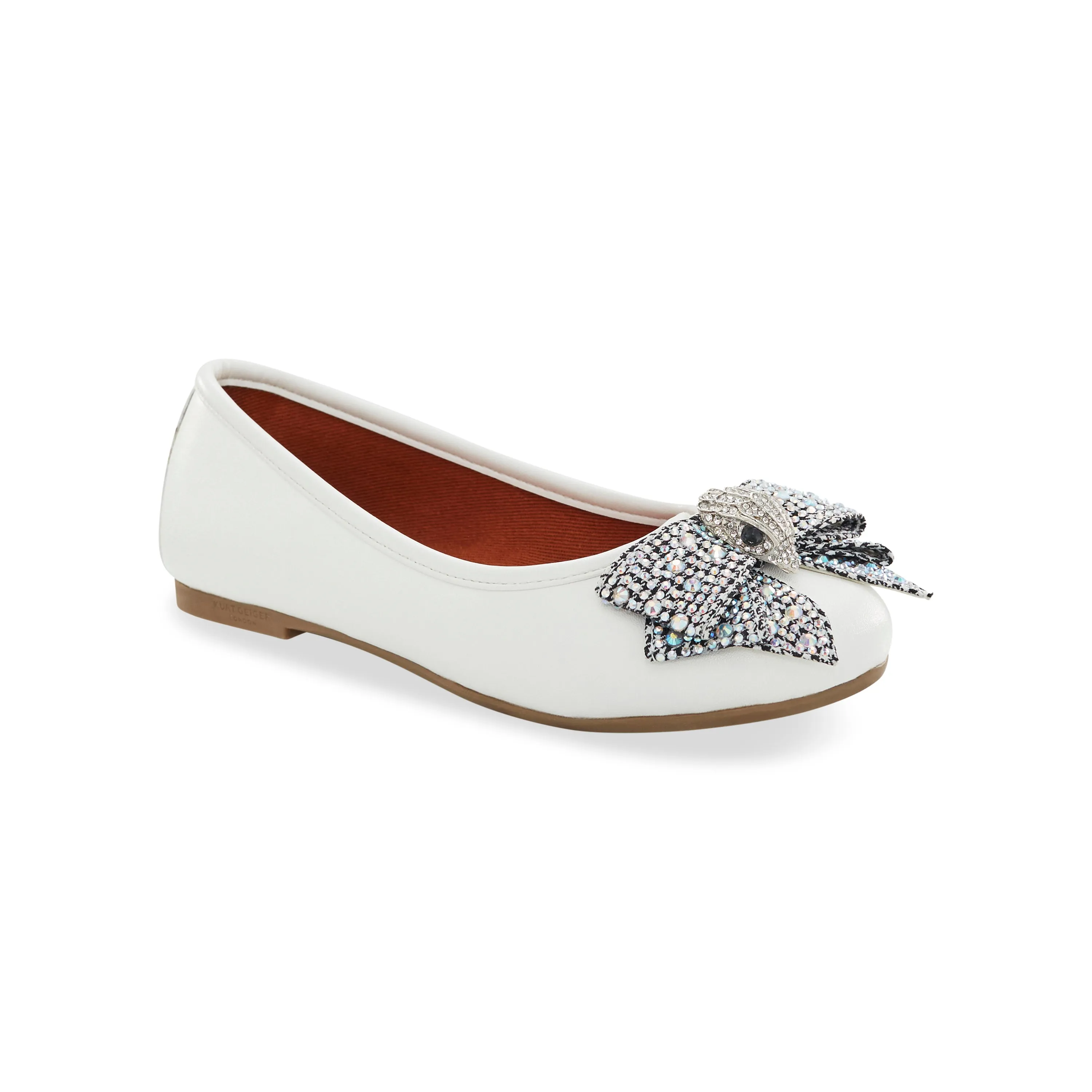 Mini Kensington Ballet Flat - Big Kid White