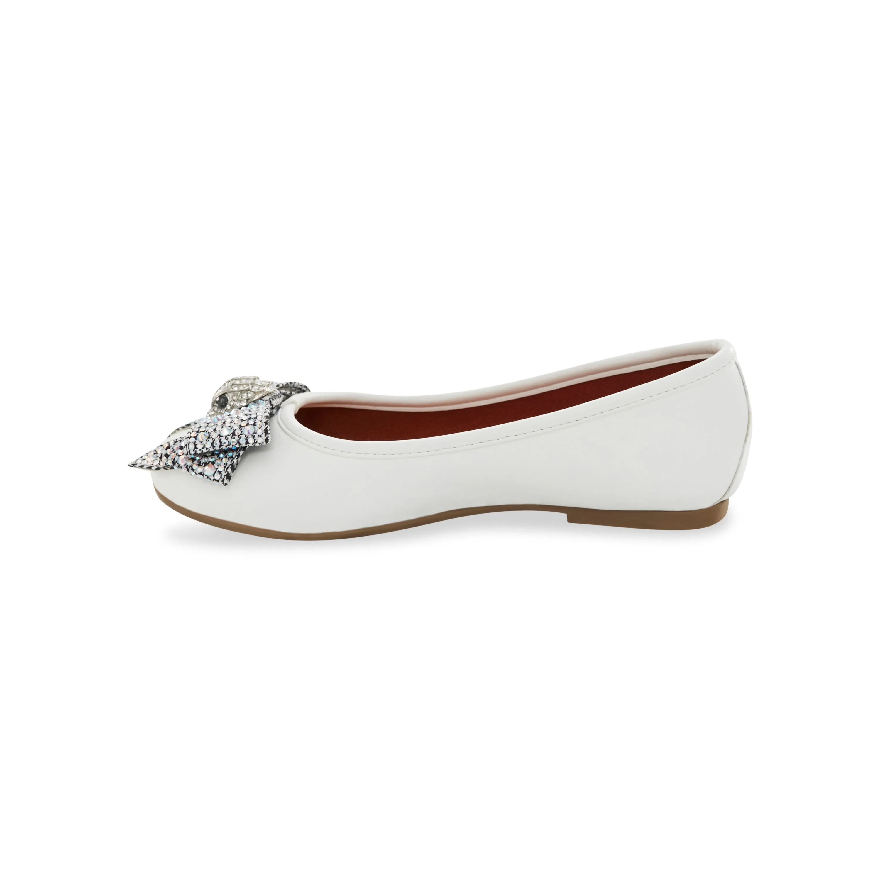 Mini Kensington Ballet Flat - Big Kid White