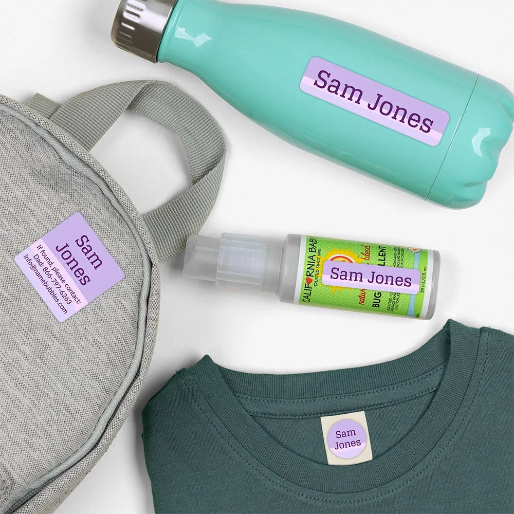 Ombre Camp Labels Pack