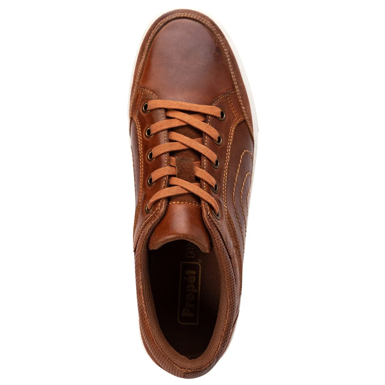 Propet Men's Kellen Walking Shoes- Tan